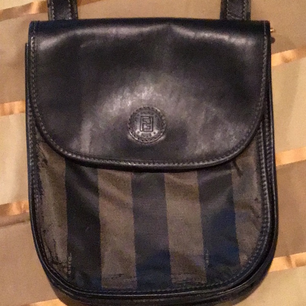 Vintage Fendi Penguin Stripe Crossbody
